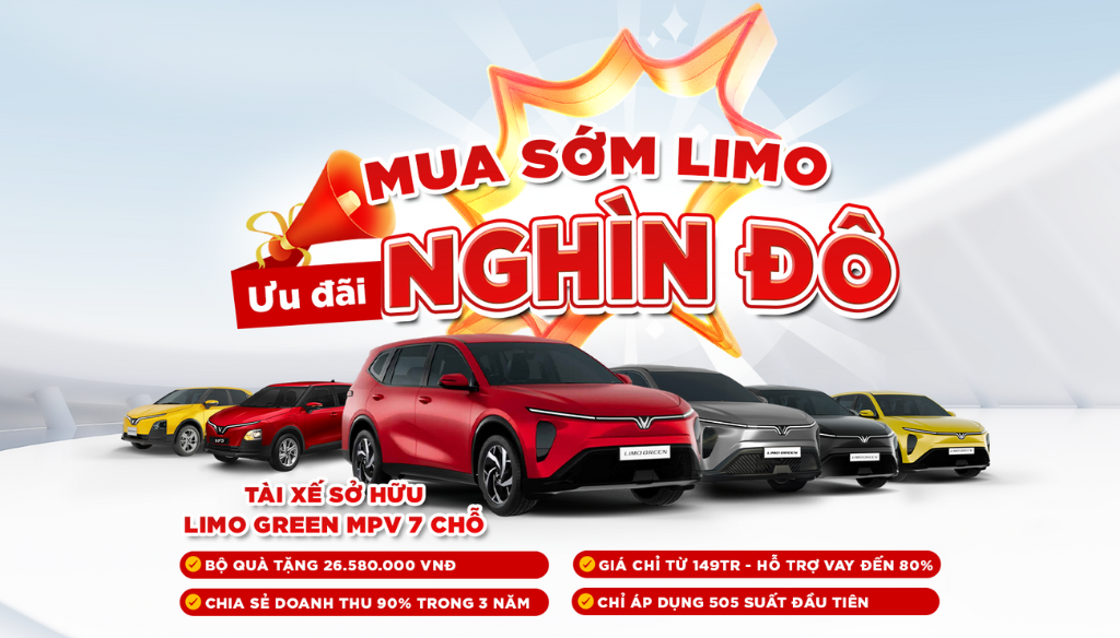 Xe Điện Saco - Bán Xe VinFast Limo Nhiều Ưu Đãi